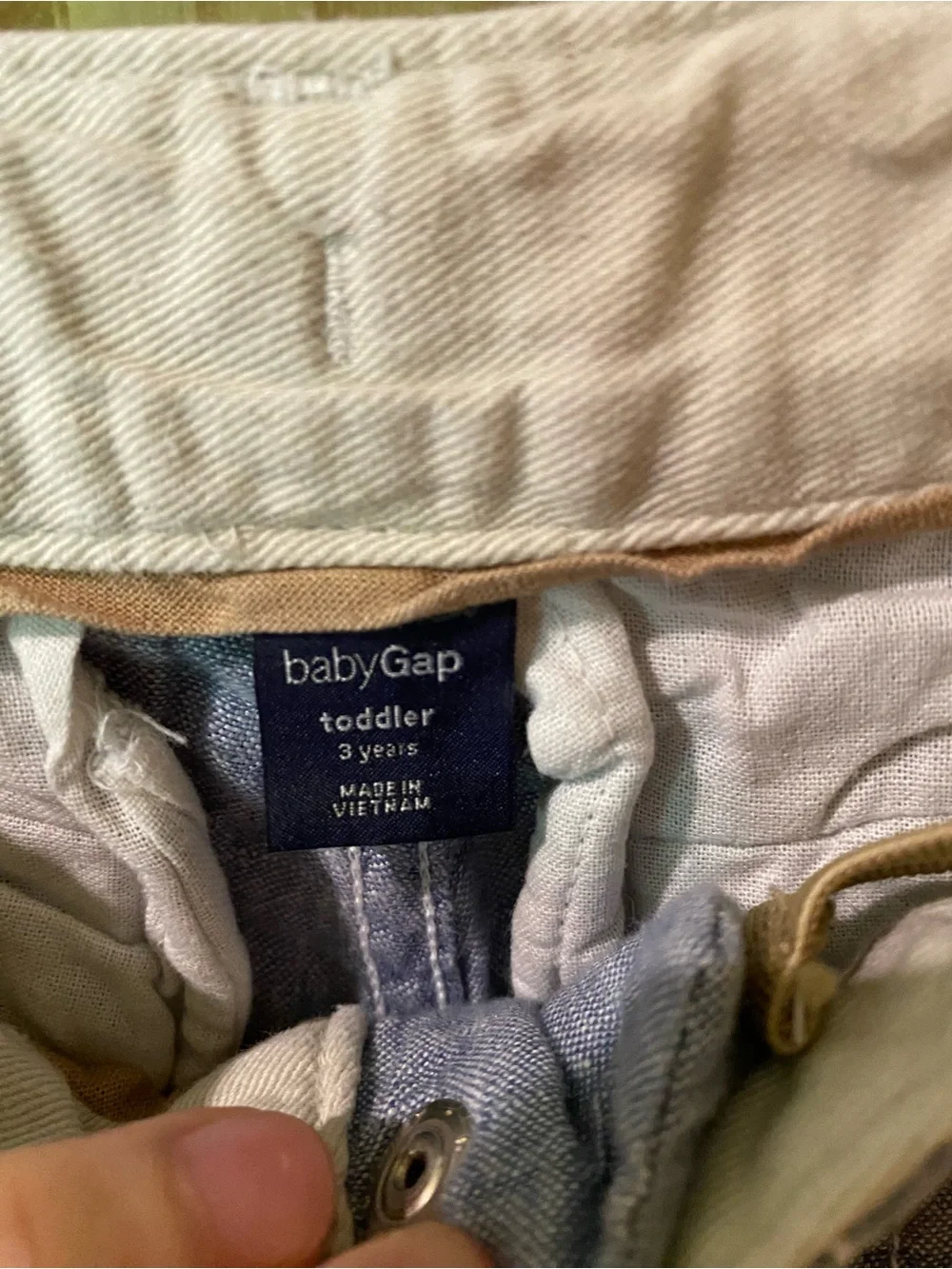 BabyGap Kids Lightweight Chambray Pull-On Pants - Blue
